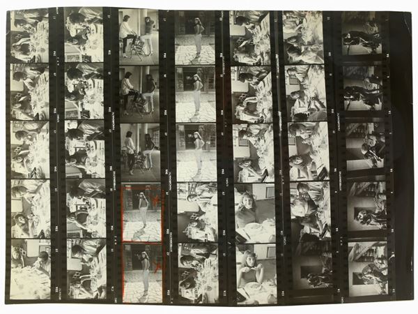 David Seymour : Joan Collins e Phillips Conrad, provini  ((1911-1956))  - Auction Photographs - Maison Bibelot - Casa d'Aste Firenze - Milano
