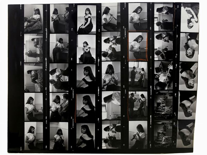 David Seymour - Joan Collins Mentre Suona L'oboe, Provini