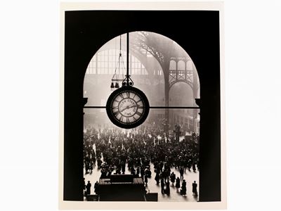 The Clock in Pennsylvania Station, New York, 1943