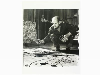 Jackson Pollock Smoking And Painting