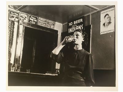 No Beer Sold To Indians, Montana, 1936
