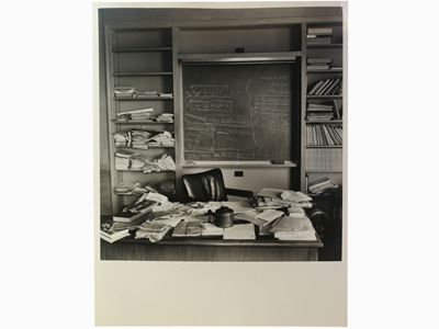 Einstein's Studio On His Death's Day, 1955