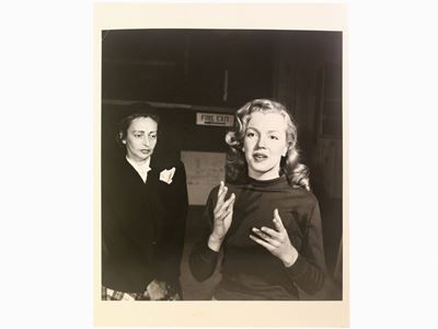 Marylin Monroe And Natasha Lytess, 1948
