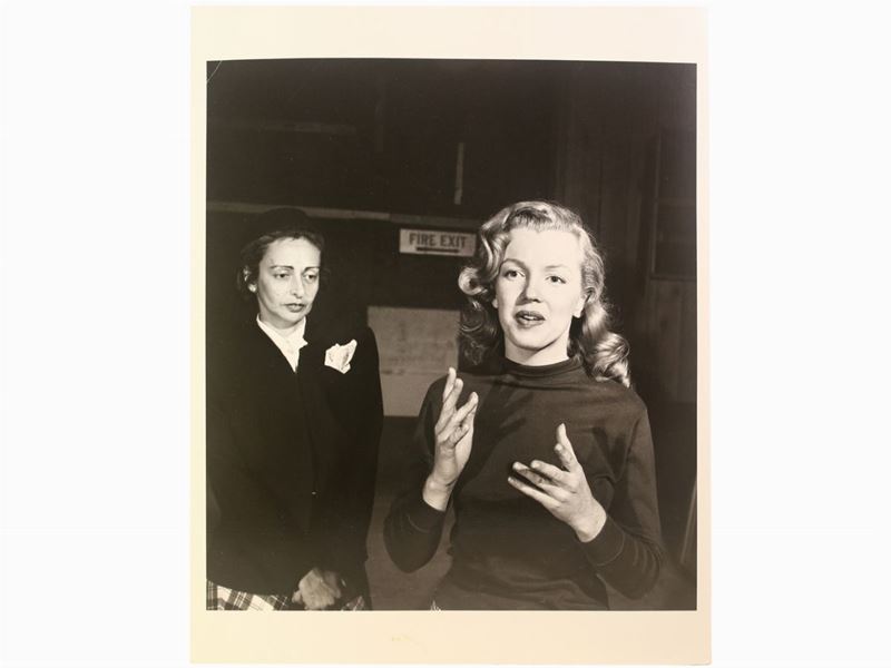 J.r. Wharton Eyerman - Marylin Monroe And Natasha Lytess, 1948