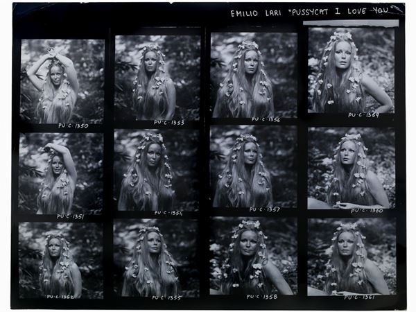 Emilio Lari : Ritratto di una delle protagoniste del film "Pussycat, Pussycat, I Love You"  - Auction Photographs - Maison Bibelot - Casa d'Aste Firenze - Milano