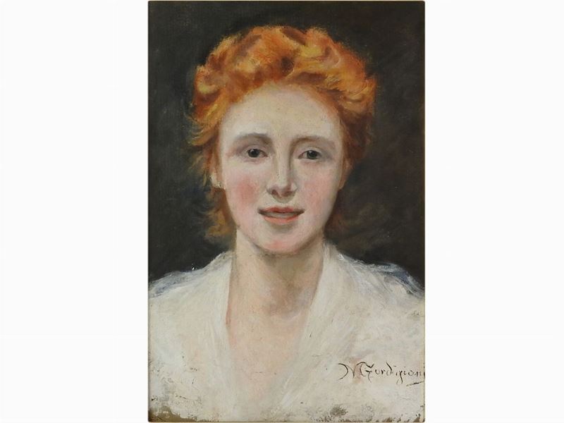 Michele Gordigiani - Ritratto Femminile