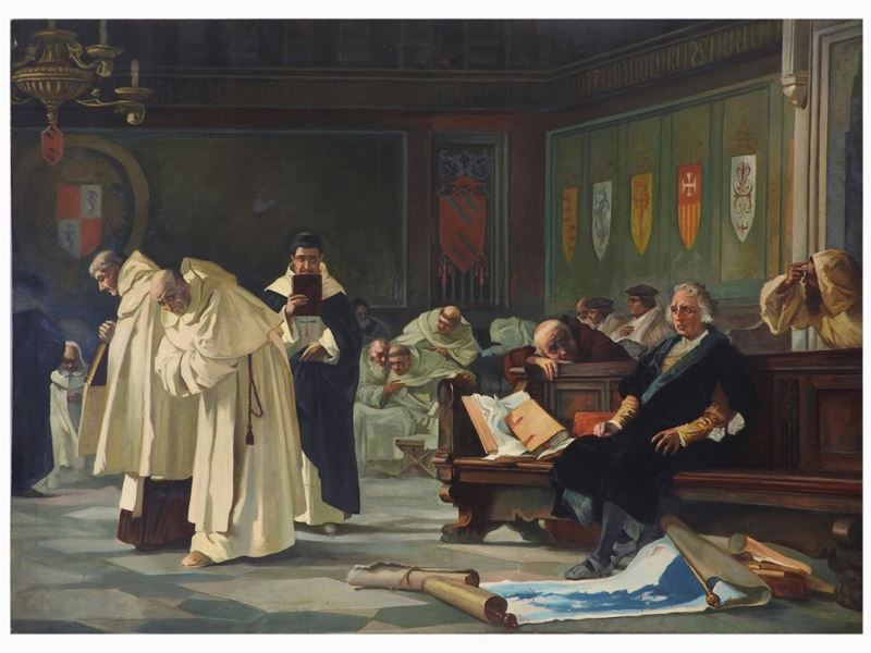 Da Nicolò Barabino - Colombo Davanti al Consiglio di Salamanca