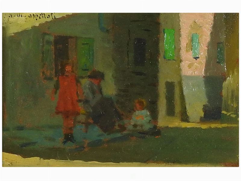 Antonio Maria Aspettati - Macchiette a Vidiciatico 1920