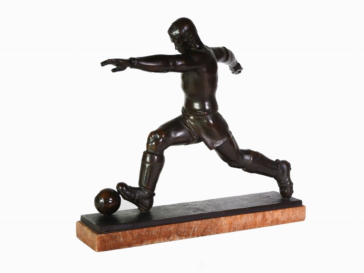 Mario Moschi - Stop in Corsa (calciatore) 1934 Circa