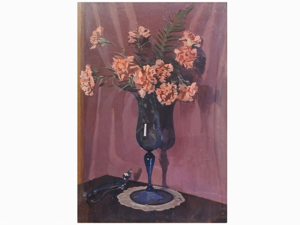 Llewelyn Lloyd - Natura Morta con Vaso di Fiori 1935