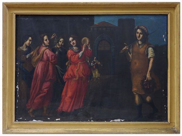Cerchia di Lorenzo Lippi - The Triumph of David
