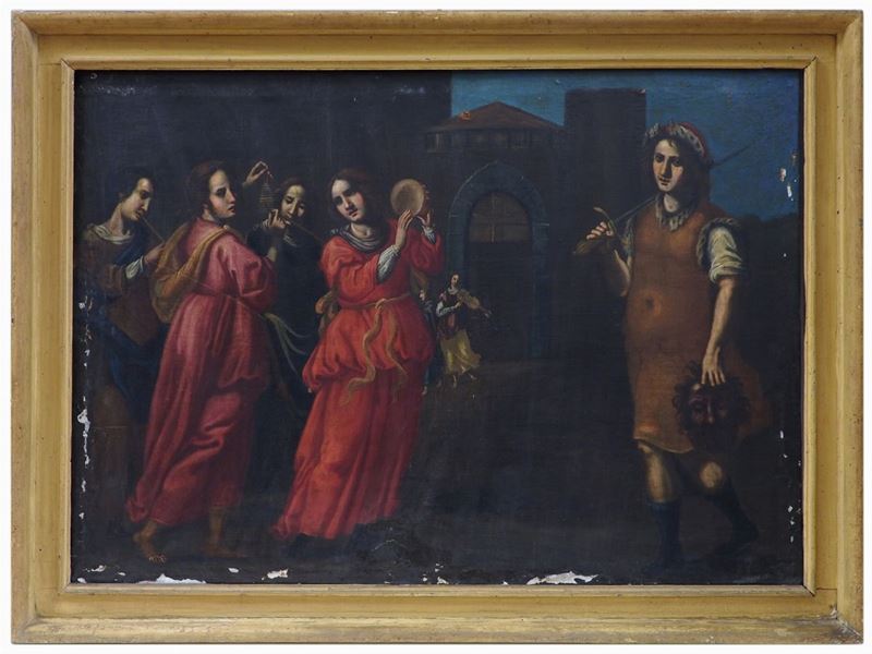 Cerchia di Lorenzo Lippi - Trionfo di David