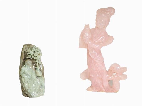 Two Oriental Figural Groups  - Auction The Riz Ortolani and Katyna Ranieri collection / Forniture and Art objects  - II - II - Maison Bibelot - Casa d'Aste Firenze - Milano