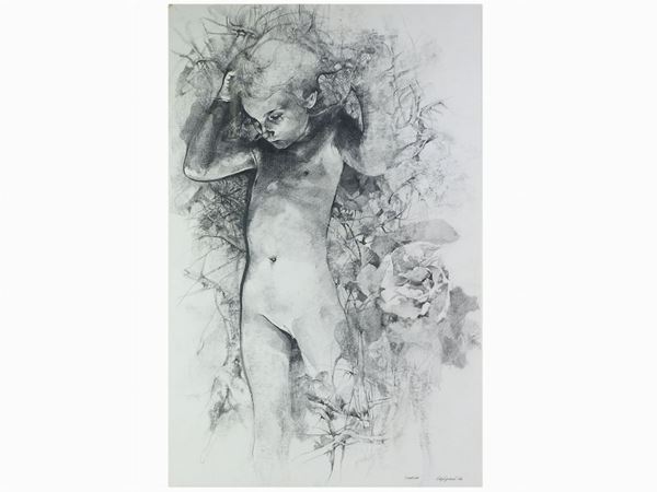 Renzo Vespignani : Nude 1986  ((1924-2001))  - Auction The Riz Ortolani and Katyna Ranieri collection: Contemporary Art and Old Master Painting - I - I - Maison Bibelot - Casa d'Aste Firenze - Milano