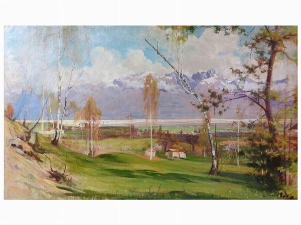 Luigi Cima - Mountain Landscape