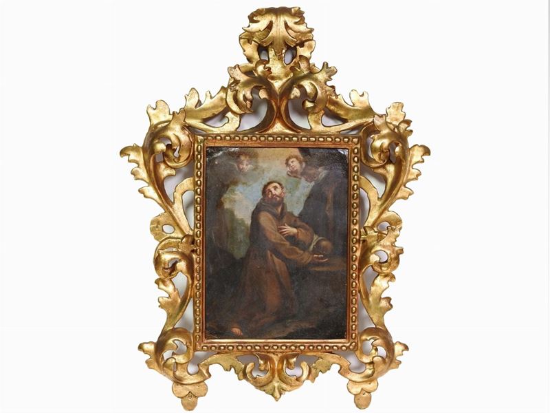 Cerchia di Guido Reni del XVII Secolo - San Francesco in Estasi
