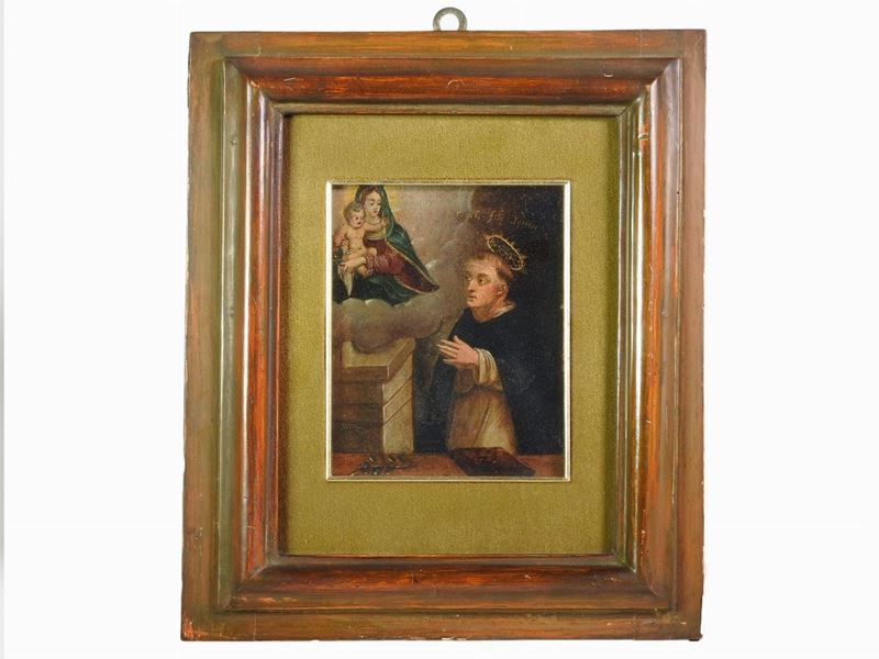 Scuola Spagnola del XVII Secolo - Visione di San Giacinto
