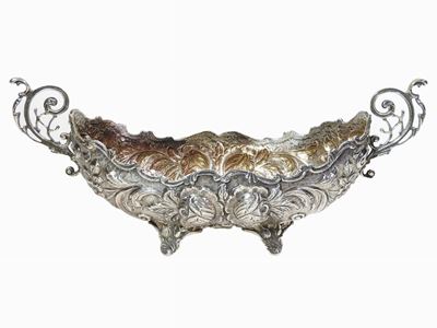 Centrotavola Ovale in Argento
