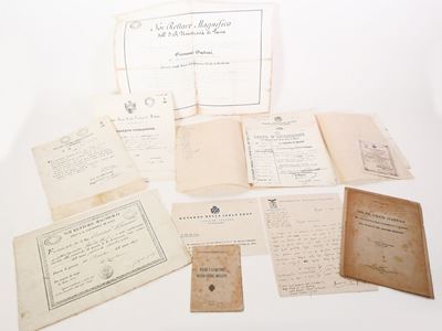 Lotto di Documenti di Giovanni Omboni