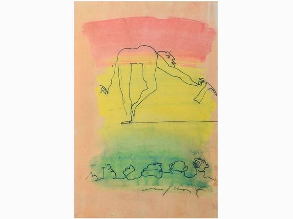 Franco Rognoni : Composition  ((1913-1999))  - Auction Arte moderna e contemporanea - Maison Bibelot - Casa d'Aste Firenze - Milano