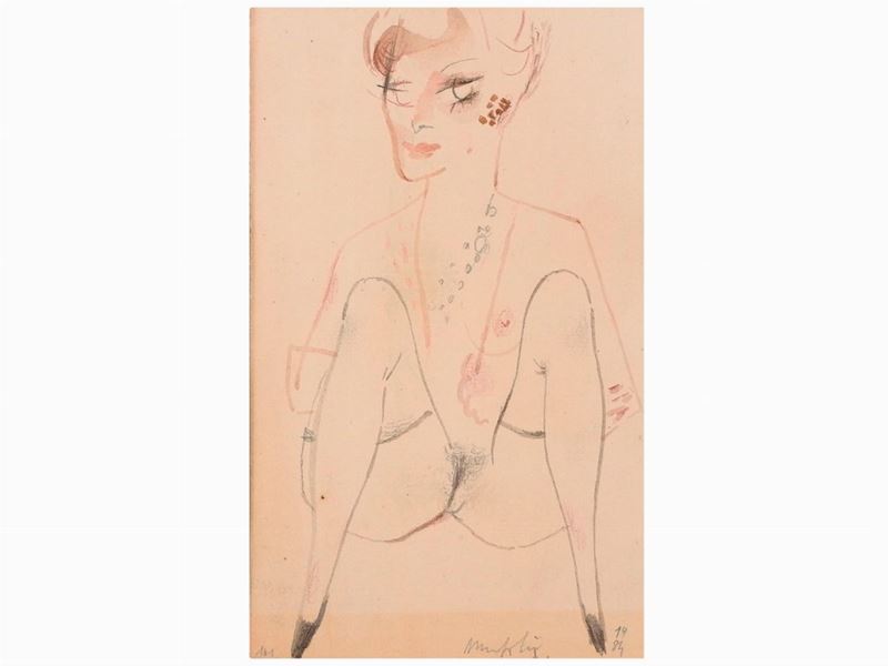 Alberto Manfredi - Nudo Femminile 1984