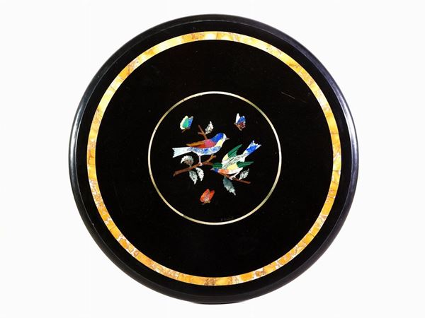 A Hardstone Inlaid Table Top  - Auction The Riz Ortolani and Katyna Ranieri collection / Forniture and Art Objects - III - III - Maison Bibelot - Casa d'Aste Firenze - Milano