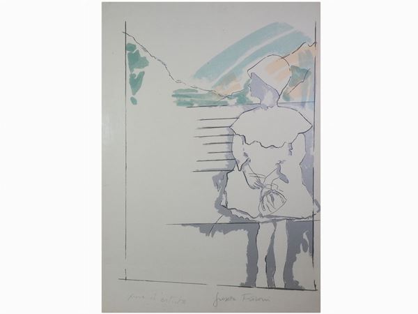 Giosetta Fioroni : Composition  - Auction Arte moderna e contemporanea - Maison Bibelot - Casa d'Aste Firenze - Milano