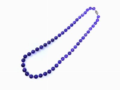 Collana in Quarzo Ametista con Fermezza in Argento