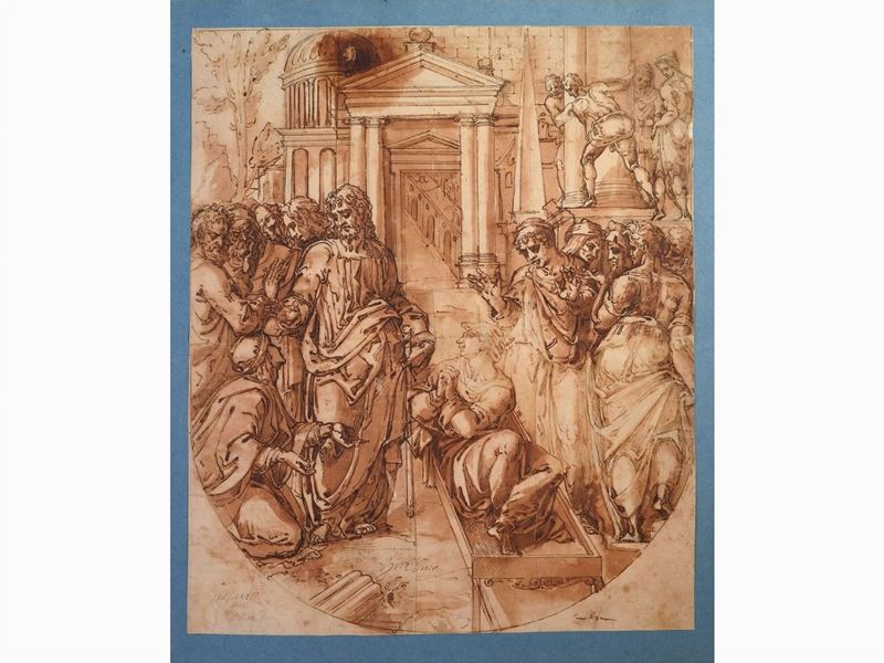 Artista Attivo a Roma Metà del Secolo XVI Artista Attivo a Roma Metà del Secolo XVI - Il Miracolo...