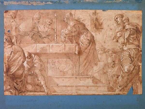 Copia da Jacopo Tintoretto, circa 1600 - The Presentation at the Temple