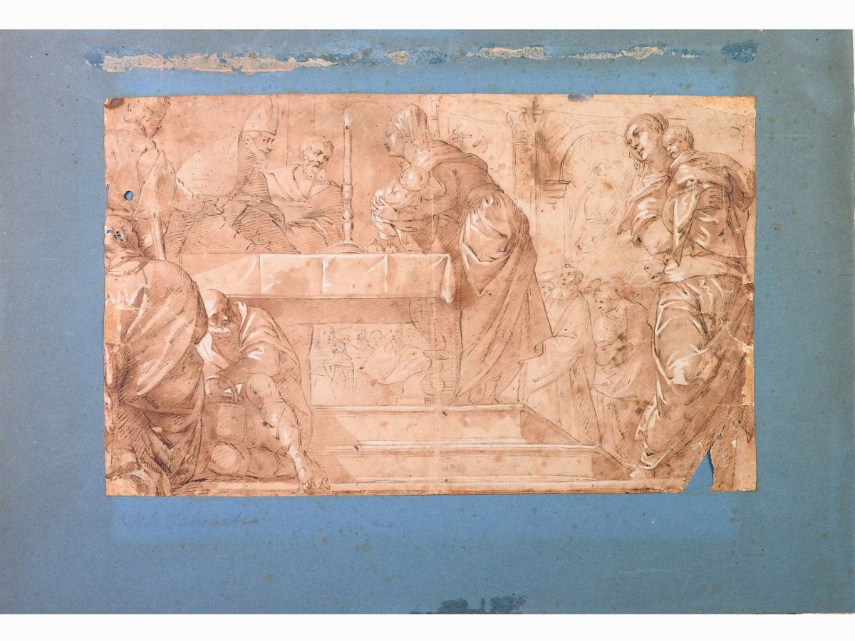 Copia da Jacopo Tintoretto, Circa 1600 - Presentazione di Gesù al Tempio