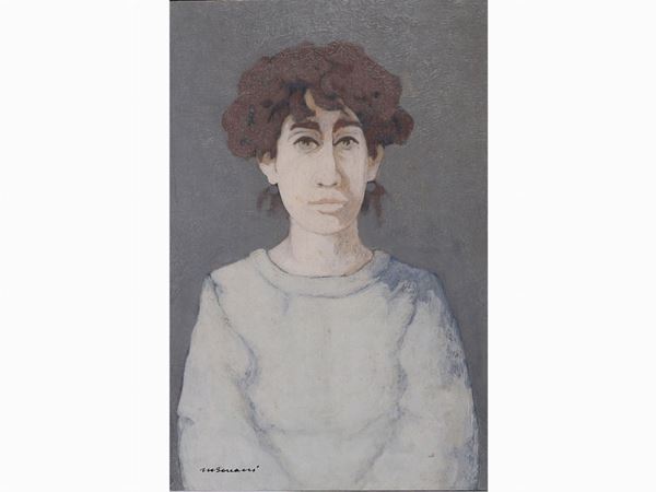 Marcello Boccacci : Female Portrait  ((1914-1996))  - Auction Furniture and Oldmaster painting / Modern and Contemporary Art - I - Maison Bibelot - Casa d'Aste Firenze - Milano