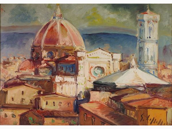 Emanuele Cappello - Veduta del Duomo di Firenze