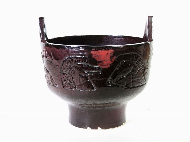 Gianfranco Tunsi Girard - Cachepot in Ceramica