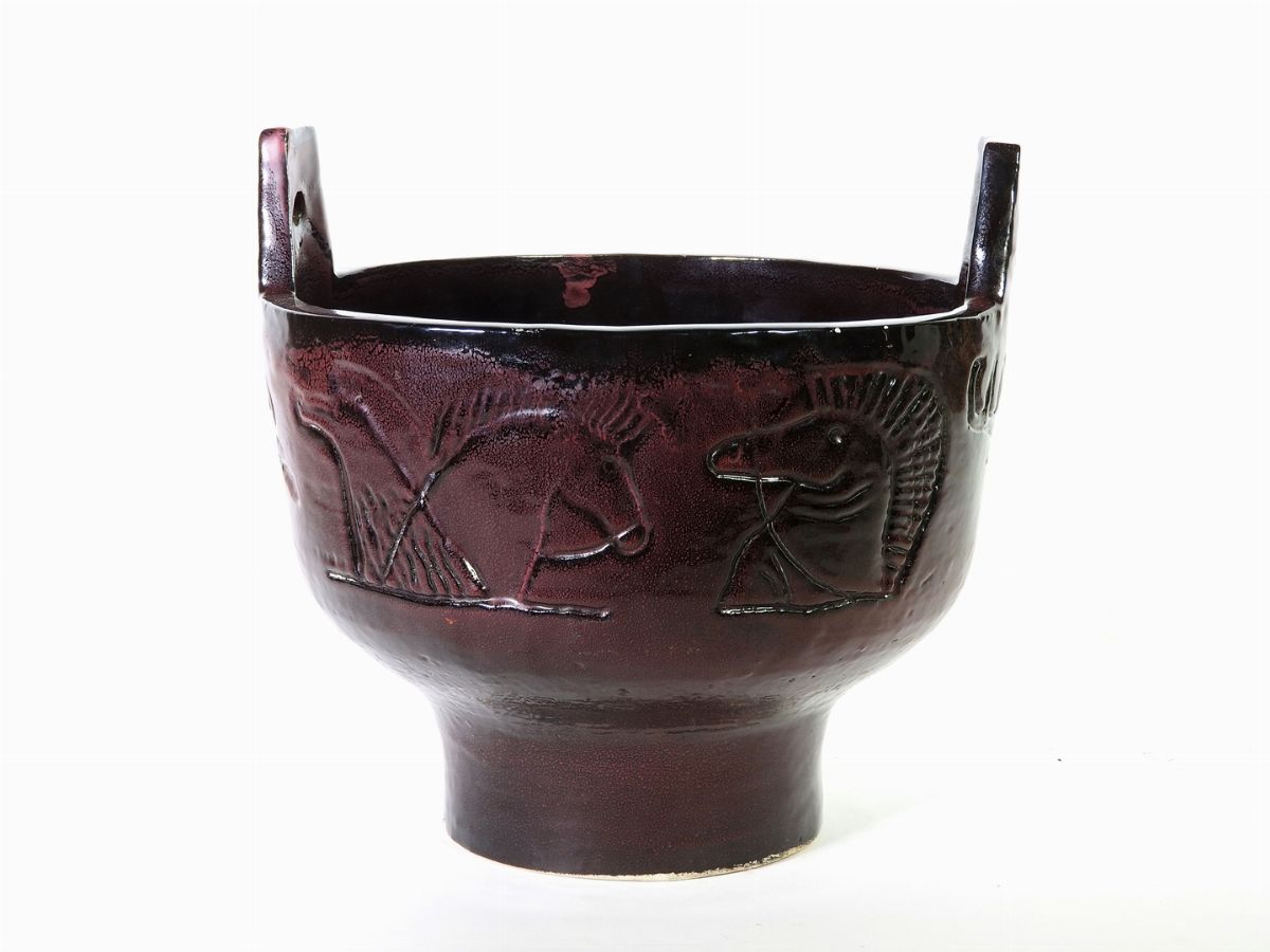 Gianfranco Tunsi Girard - Cachepot in Ceramica