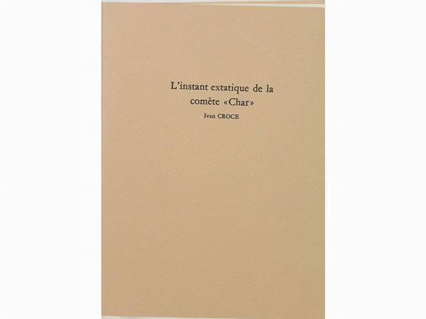 Fernanda Fedi e Gino Gini - L'instant extatique de la comète "Char" - Ivan Croce