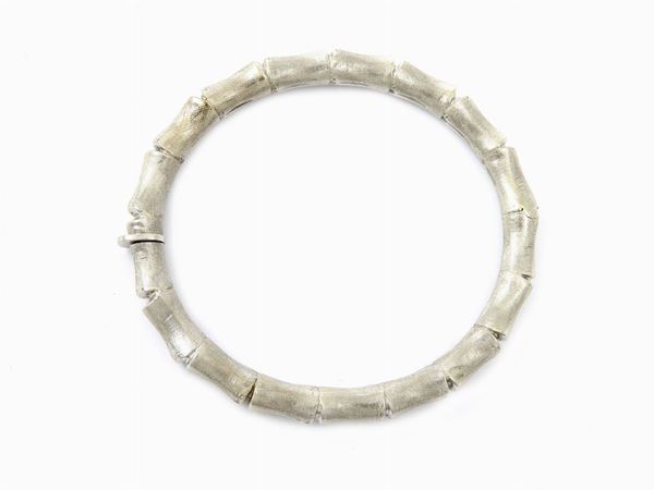 Bracciale rigido in oro bianco