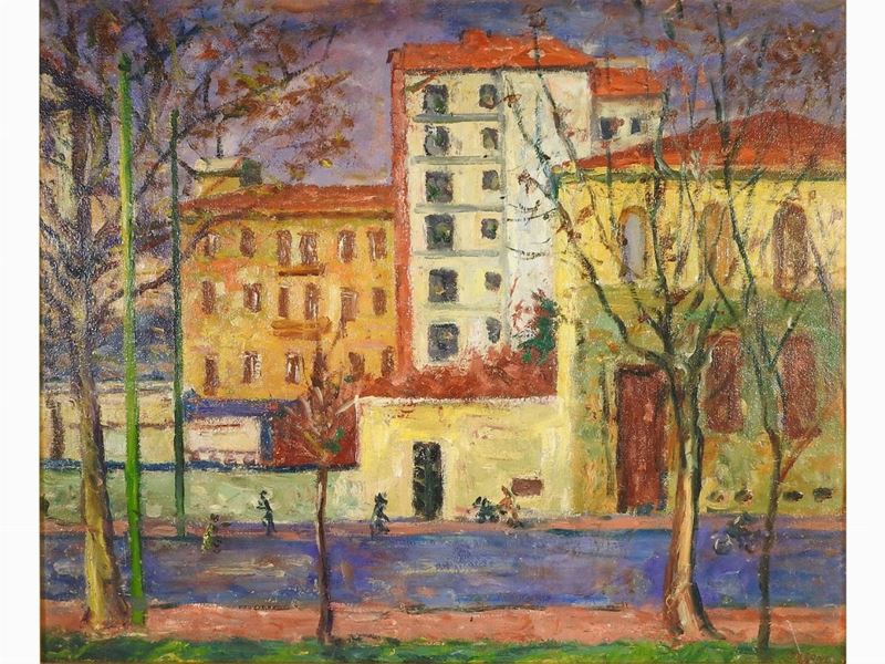 Arrigo Dreoni - Scorcio Fiorentino 1952