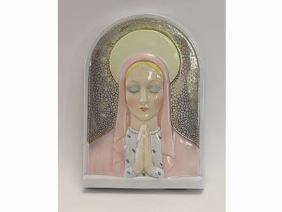 Placca in Ceramica Policroma