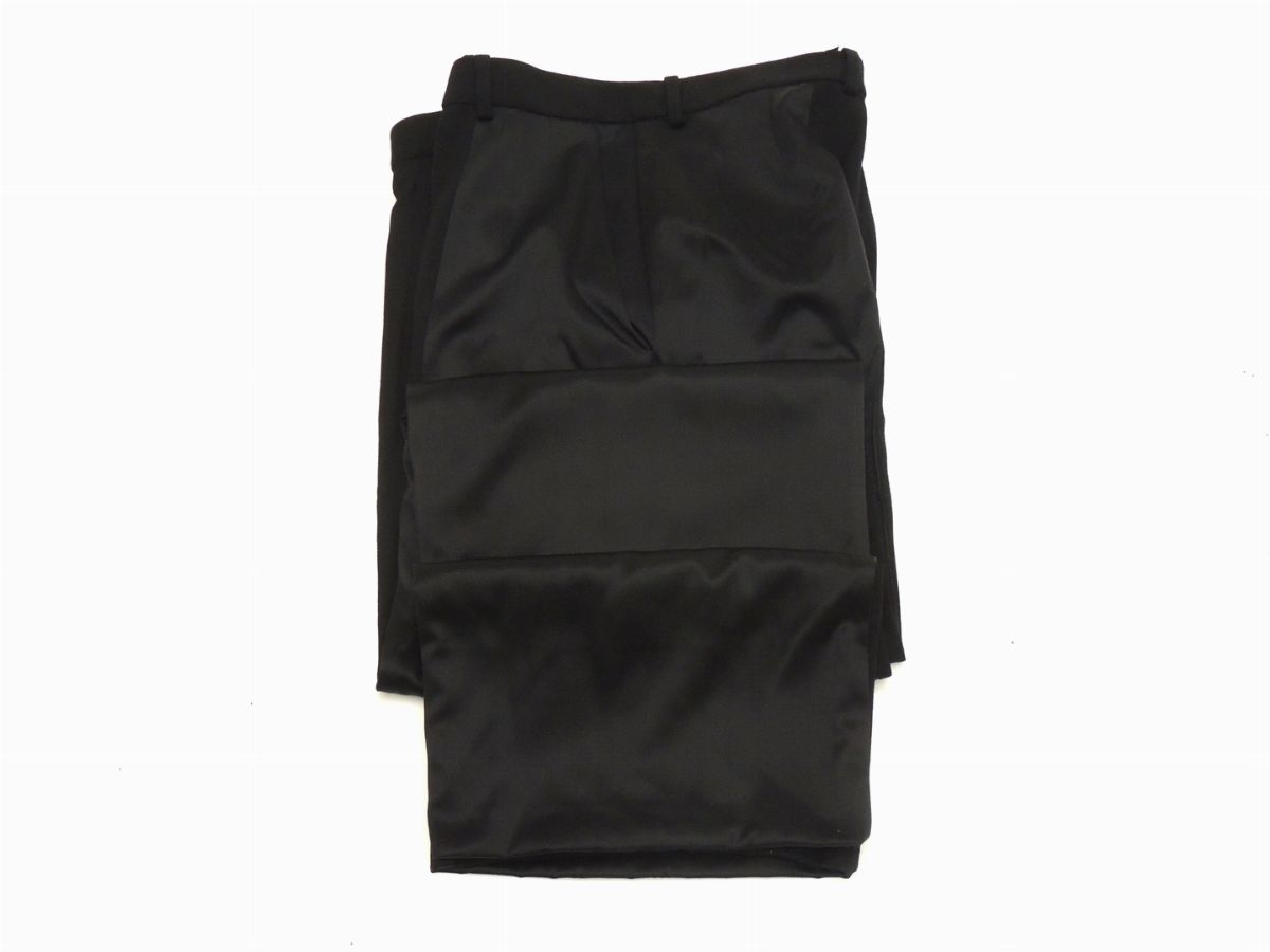 Tre Pantaloni in Velluto, Lana e Lurex, Due Ysl