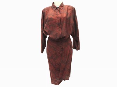Completo in Cotone Bordeaux, Genny