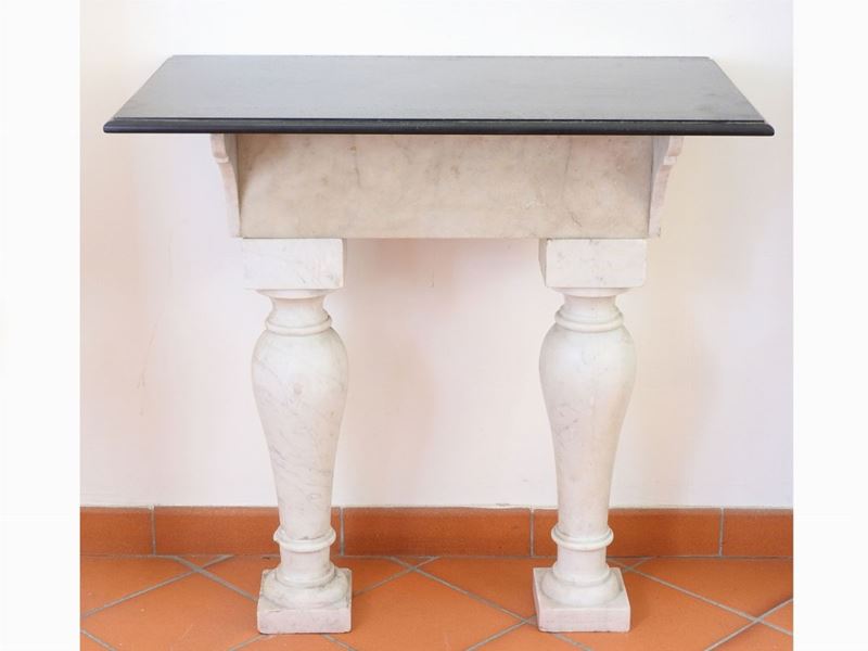 Coppia di Console in Marmo