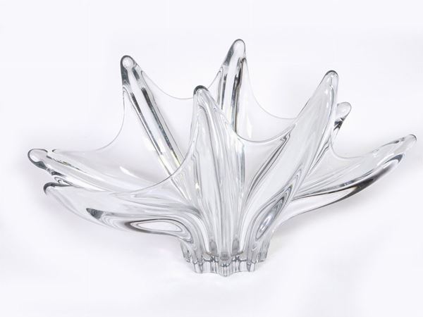 Centrotavola in cristallo, Manifattura Art Vannes