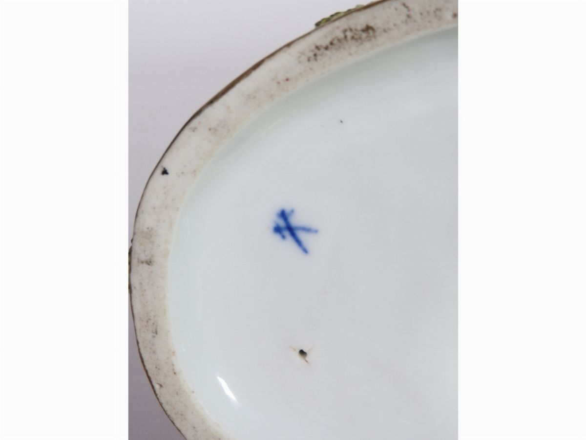 Vaso in Porcellana Policroma, Manifattura Meissen