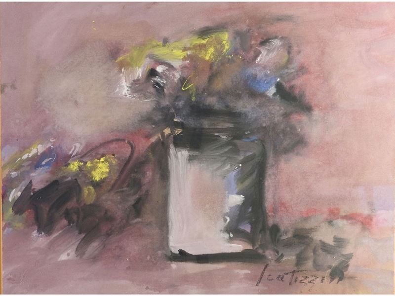 Sergio Scatizzi - Natura Morta con Vasi di Fiori