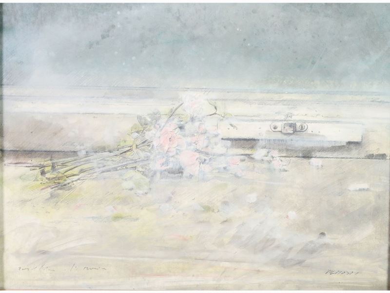 Piero Vignozzi - Fiori e Scorcio di Casa