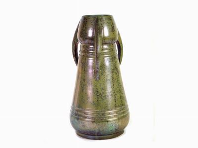 Vaso in Terracotta Smaltata, Manifattura Fornaci di San Lorenzo, 1910