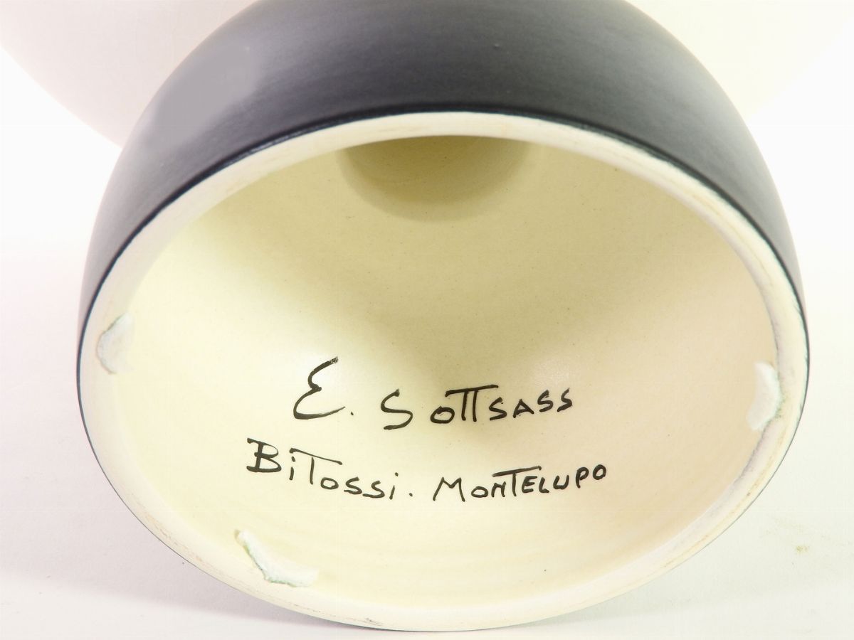 Ettore Sottsass per Bitossi Ceramiche - Alzata in Ceramica