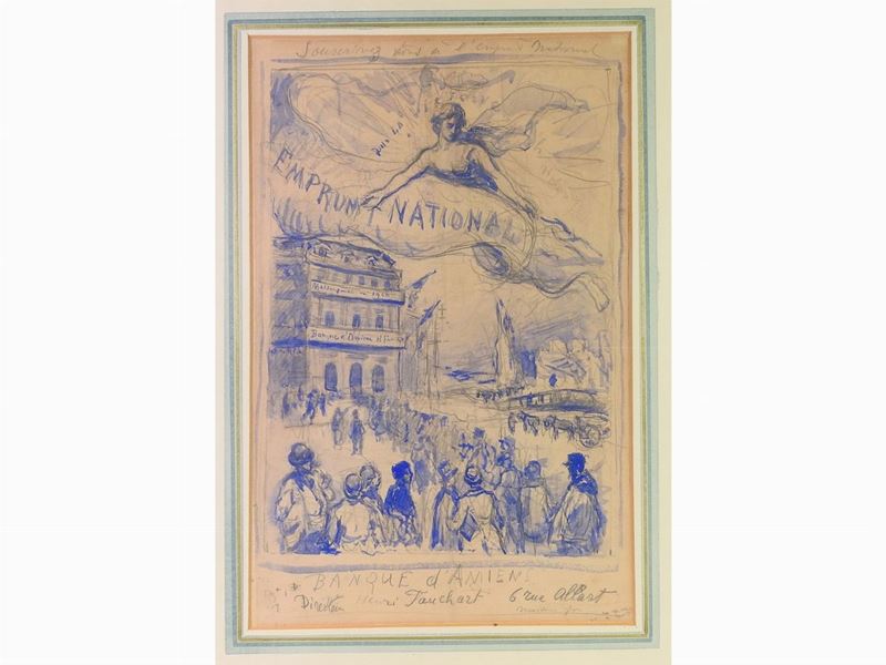 Fernand Riblet - Studio per Manifesto Emprunt National