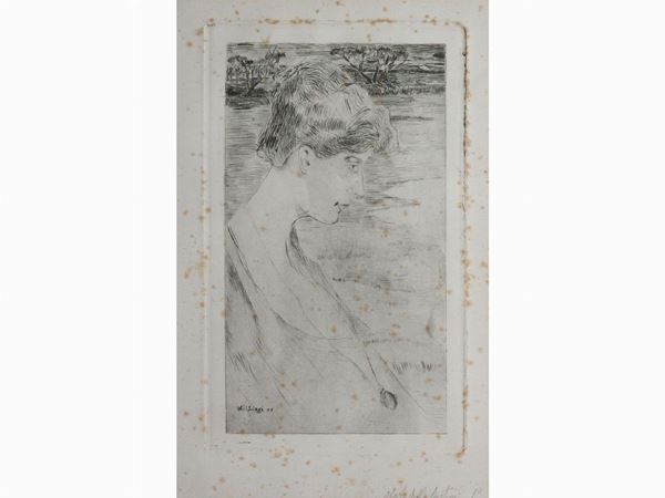 Ulvi Liegi - Profilo di donna 1906